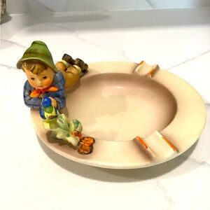 Hummel Boy with Bird ashtray.